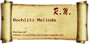 Rochlitz Melinda névjegykártya
