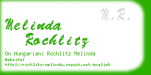 melinda rochlitz business card